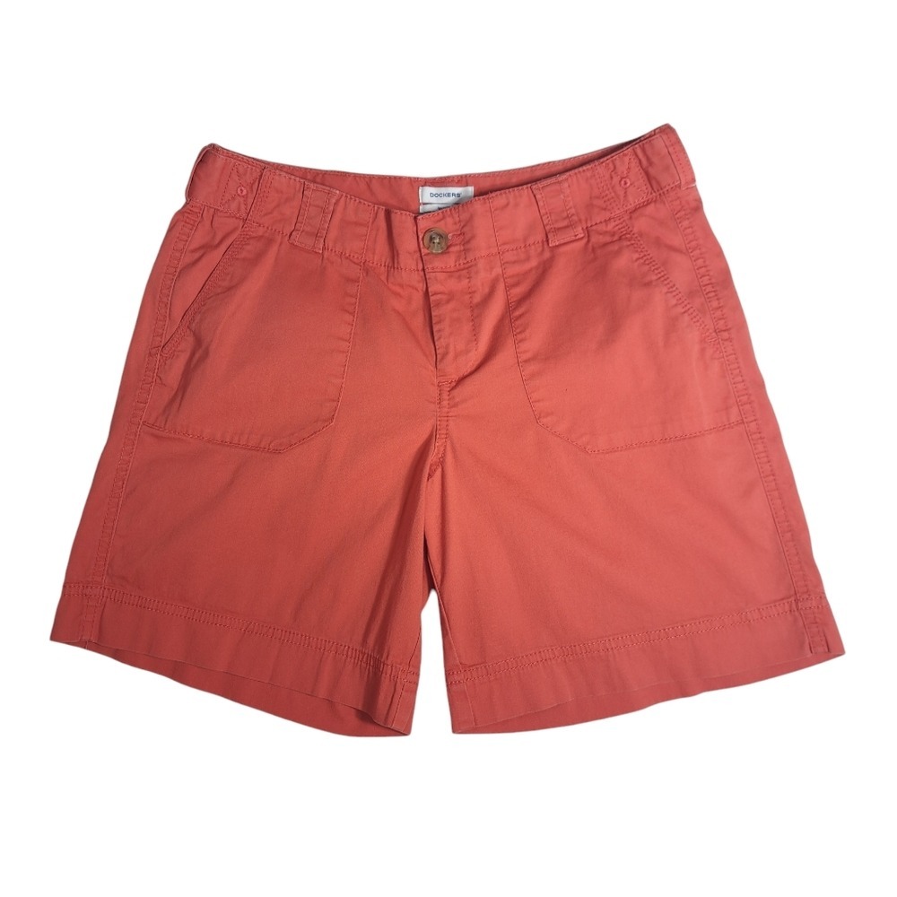 Dockers Women's‎ Shorts Favorite Fit Summer Spiced Coral Size 4